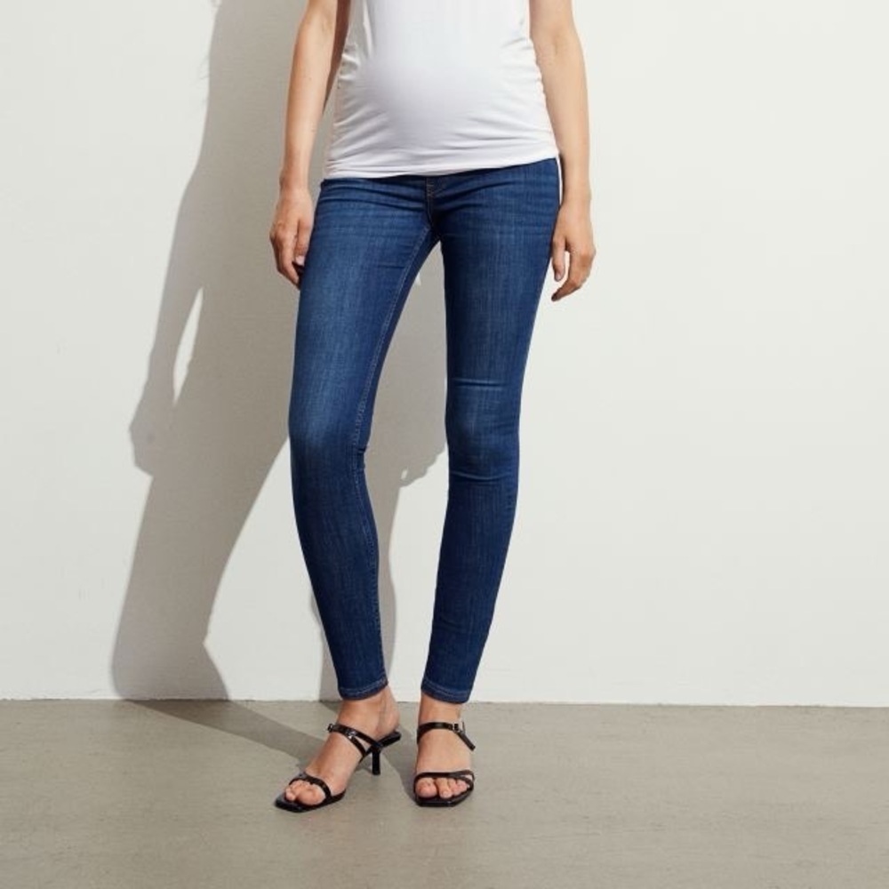 H&M Skinny High Rib Mama Maternity Jeans US 8